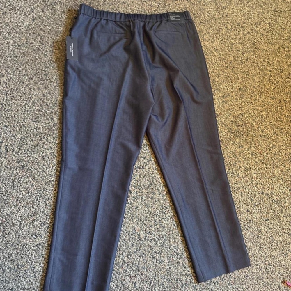 Tommy Hilfiger Womens Office Siren Ankle Pants Blue Size 16 H01PD543